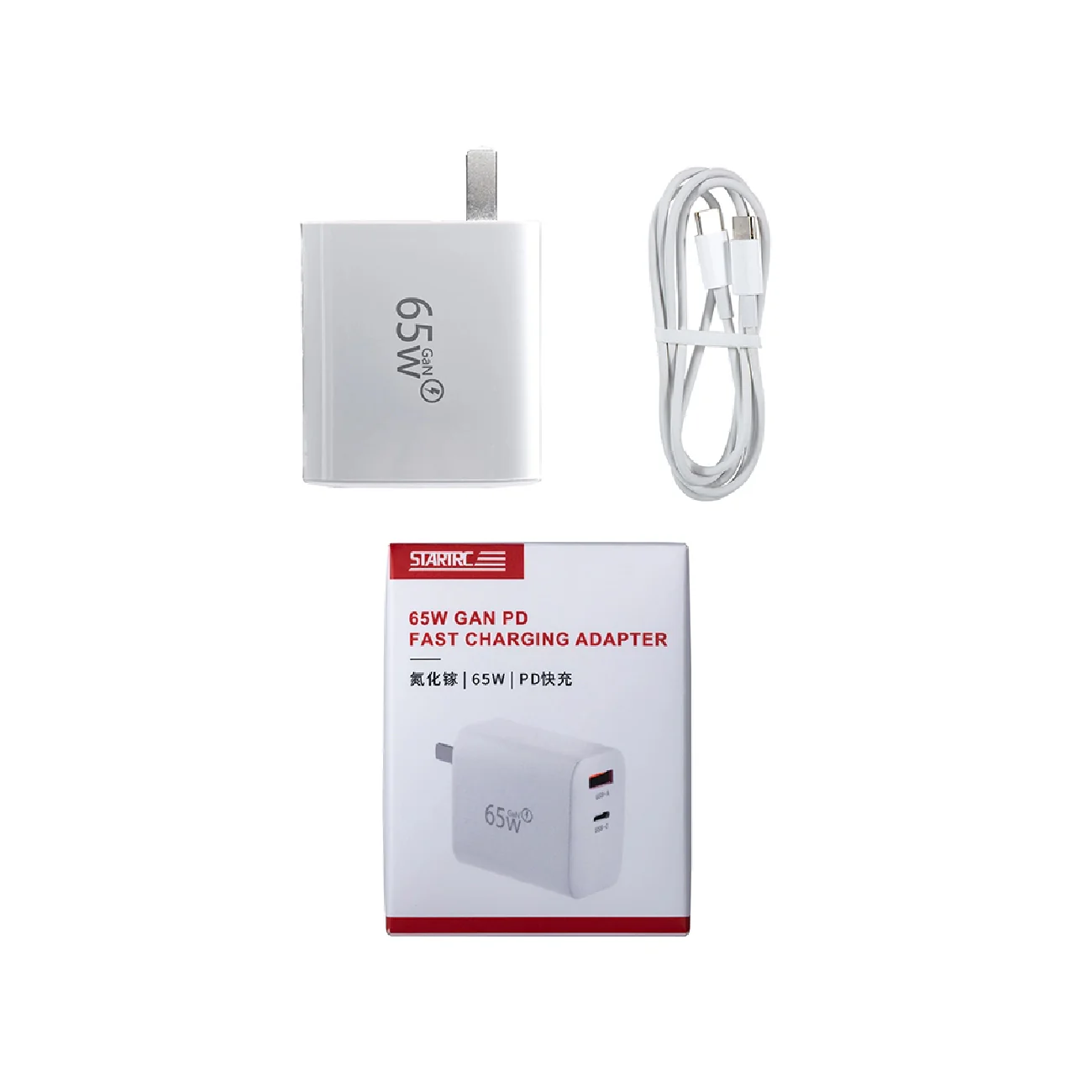 STARTRC 65W GaN PD Fast Charging Adpater (USB-A and Type C) - Image 2