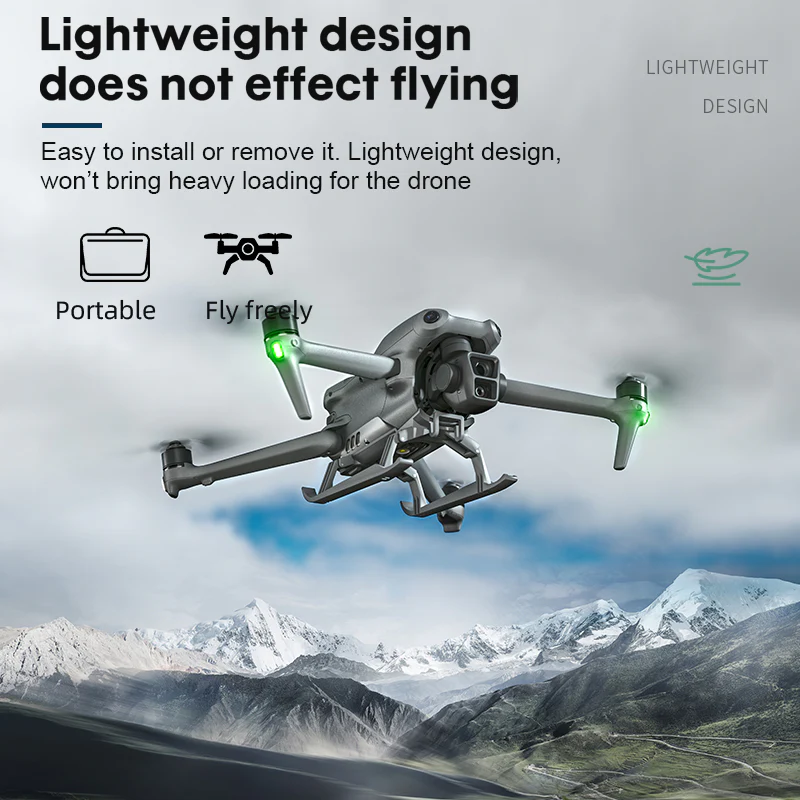 STARTRC Foldable Landing Gear for DJI Air 3 - Image 8