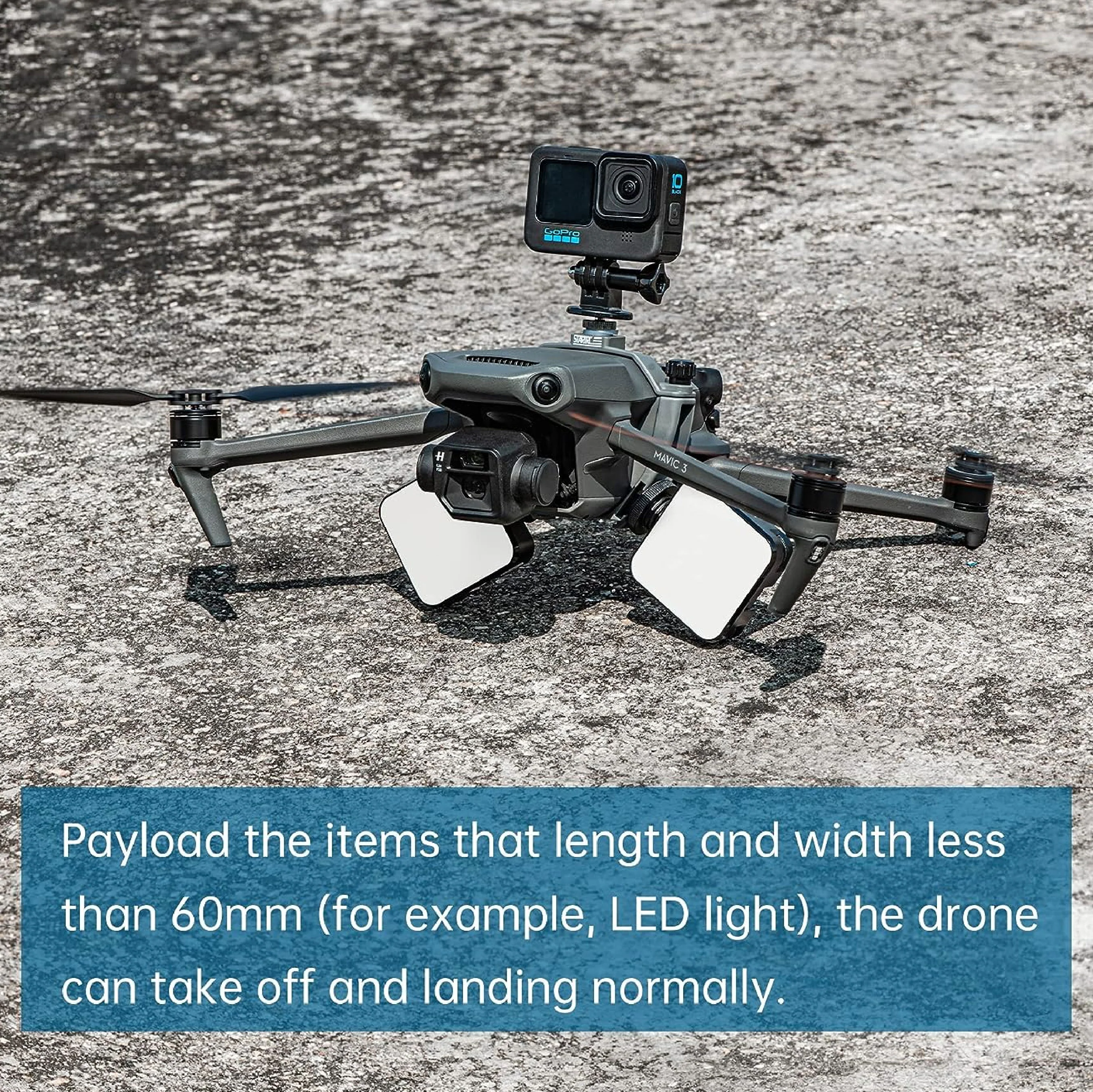 STARTRC Camera Mount Holder for DJI Mavic 3 / Mavic 3 Pro / Mavic 3 Classic - Owl Search Light - Image 7