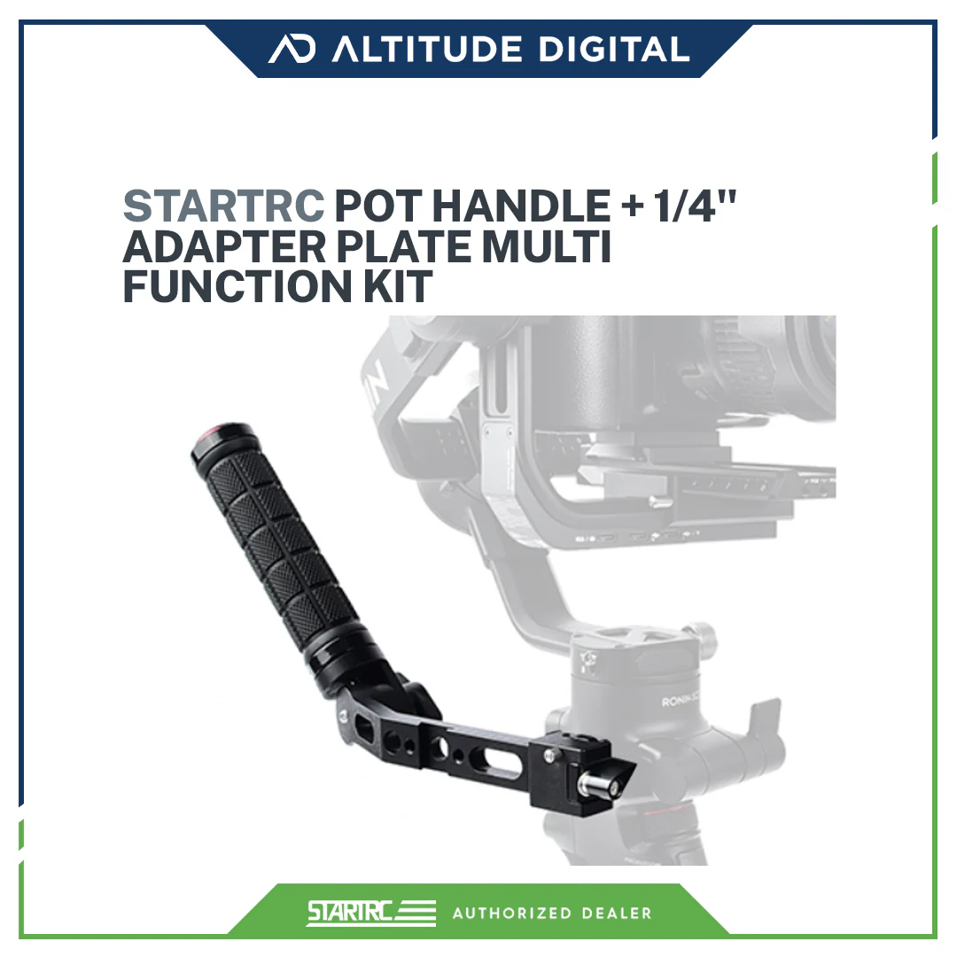 STARTRC Pot handle+1/4"adapter plate multi-function kit for DJI RS 2/RSC 2 - Image 2