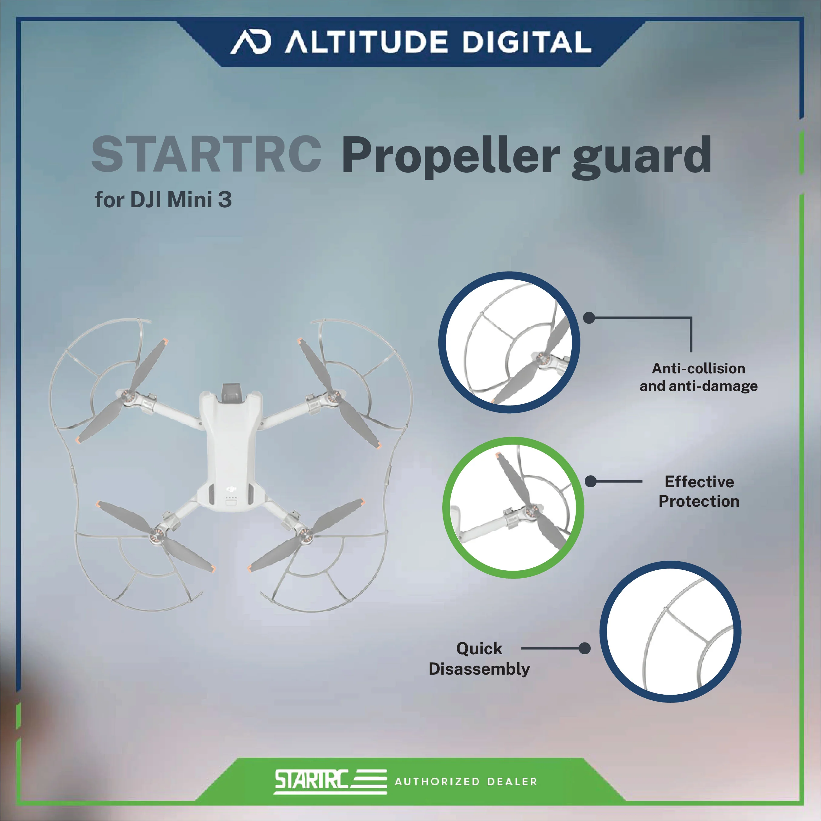 STARTRC Propeller Guard for DJI Mini 3 - Image 5