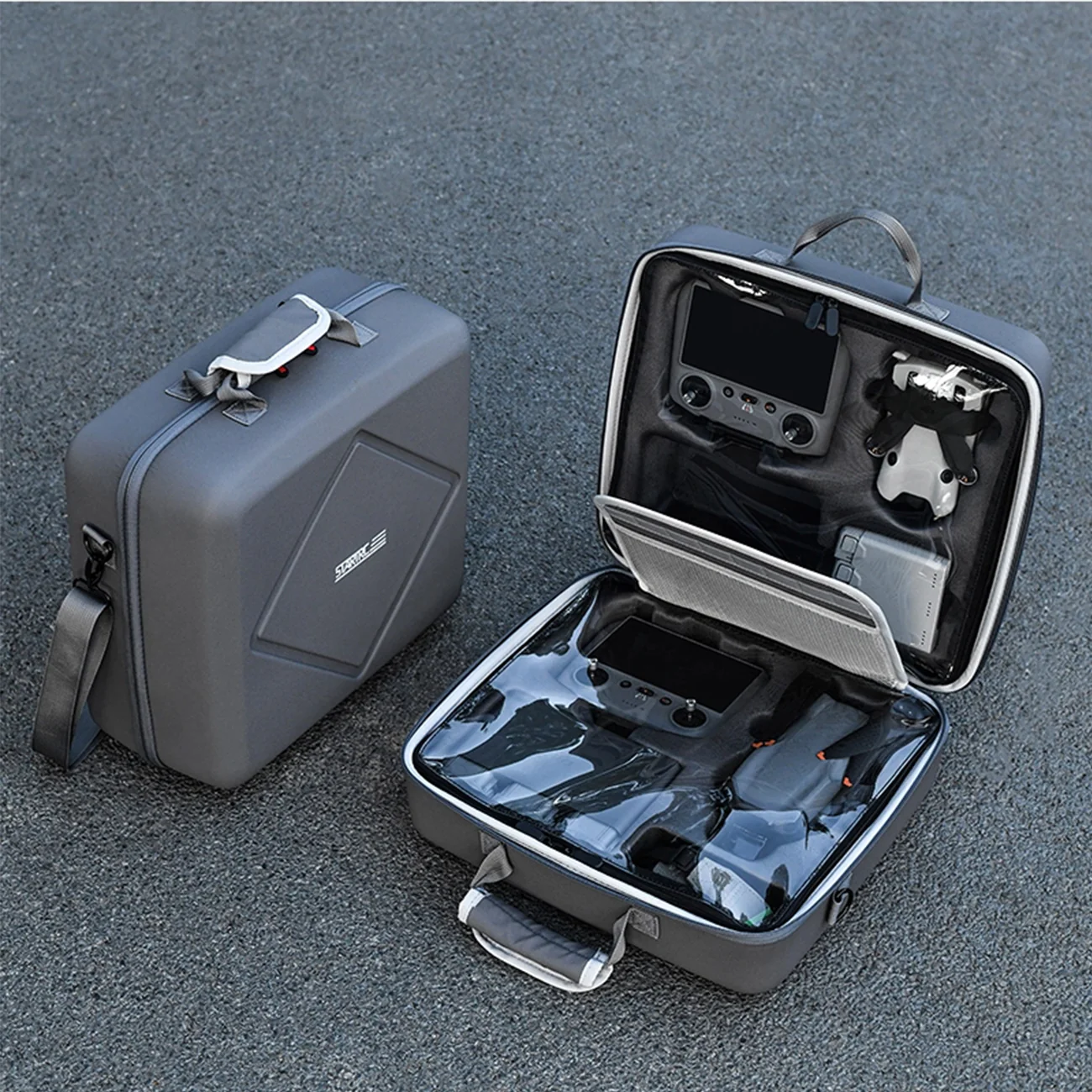 STARTRC PU Bag for Mini 4 Pro/Air 3s or AVATA 2/Air 3s (2 Drones) - Image 3