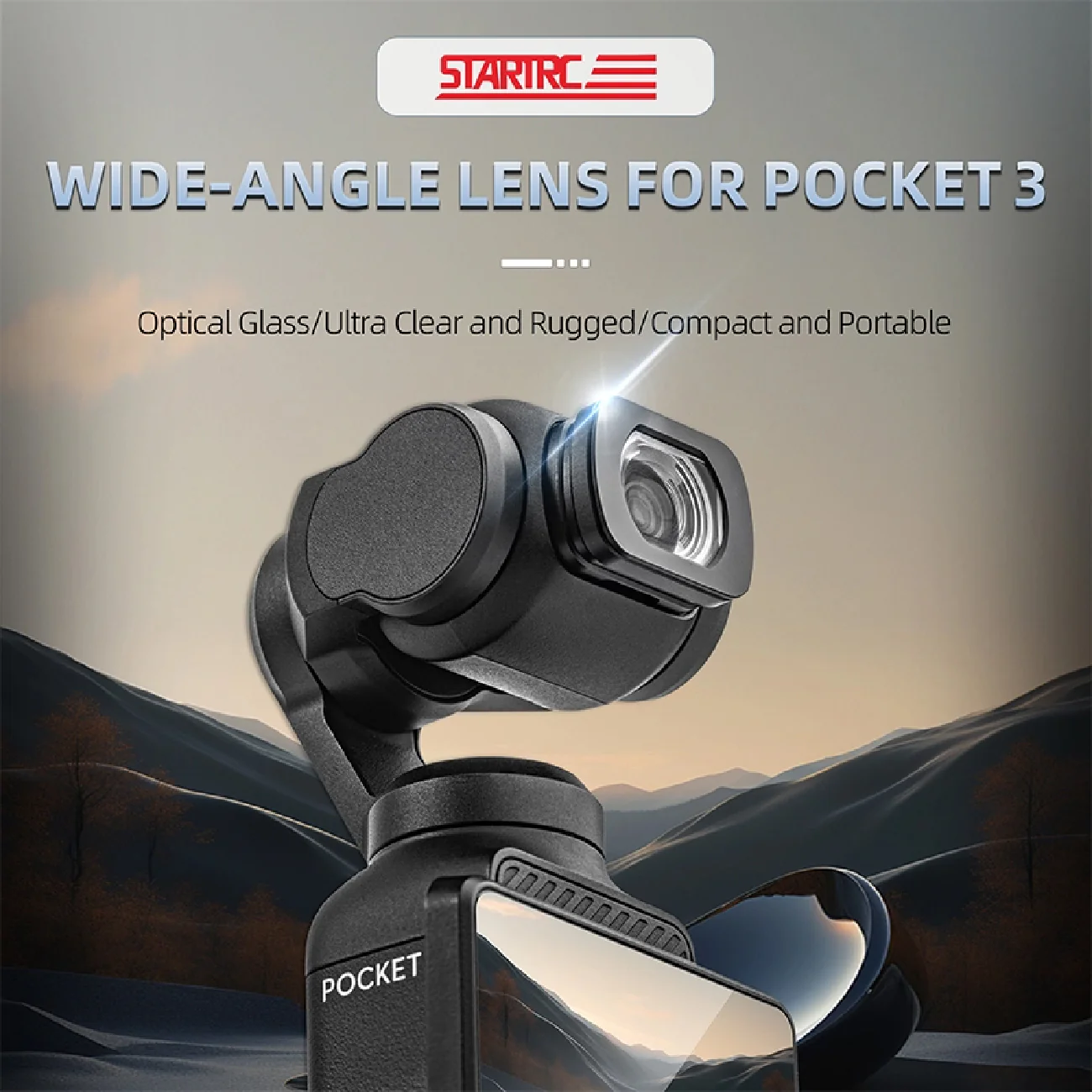 STARTRC Wide-Angle Lens for DJI Pocket 3 - Image 5