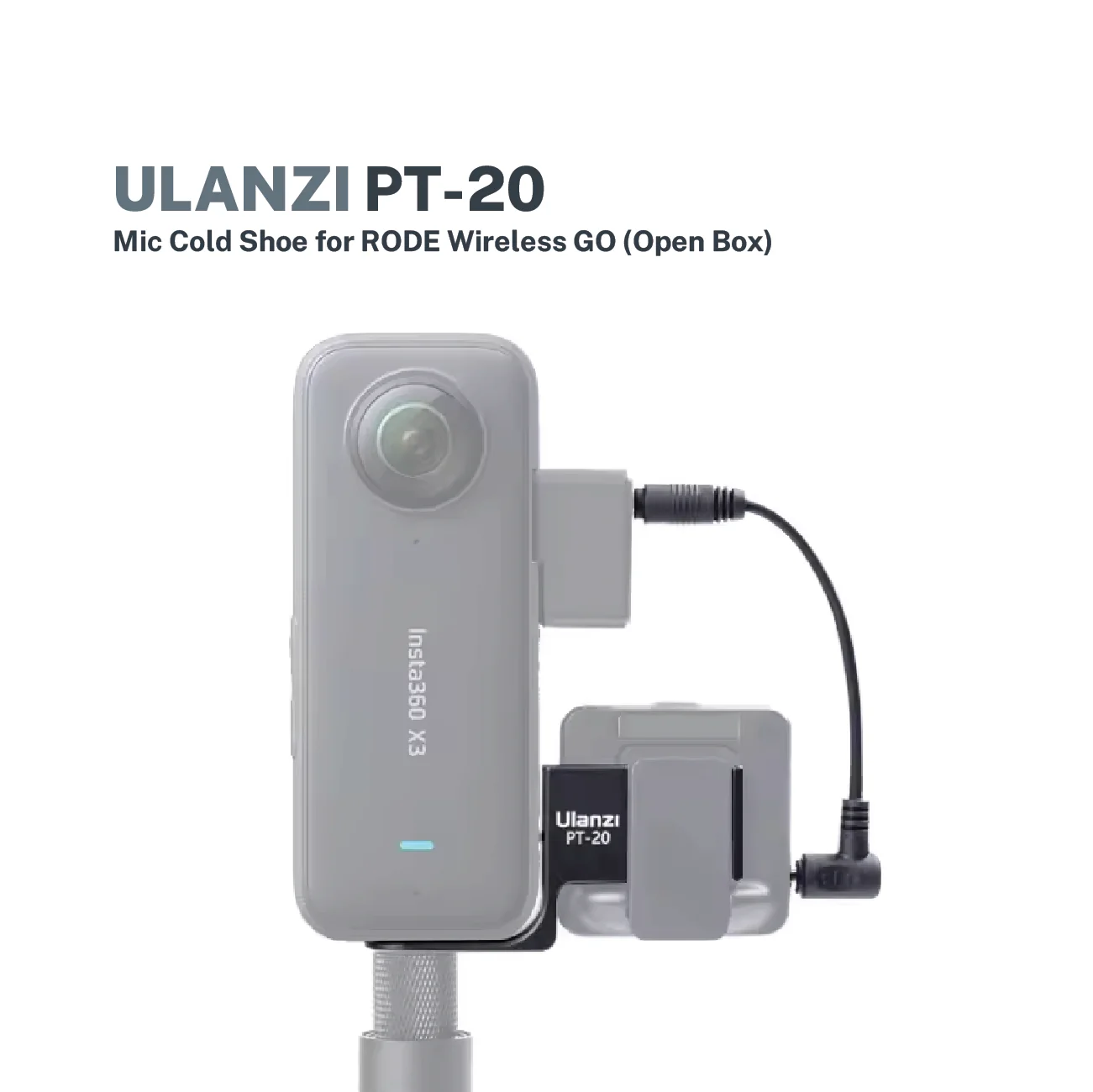 Ulanzi PT-20 Mic Cold Shoe for RODE Wireless GO (Open Box) - Image 2