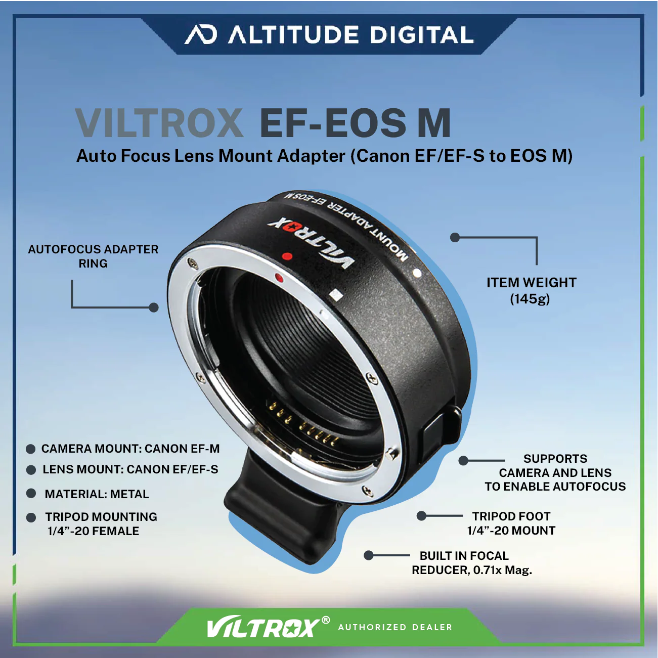 Viltrox Lens Adapter EF-EOS M - Image 7